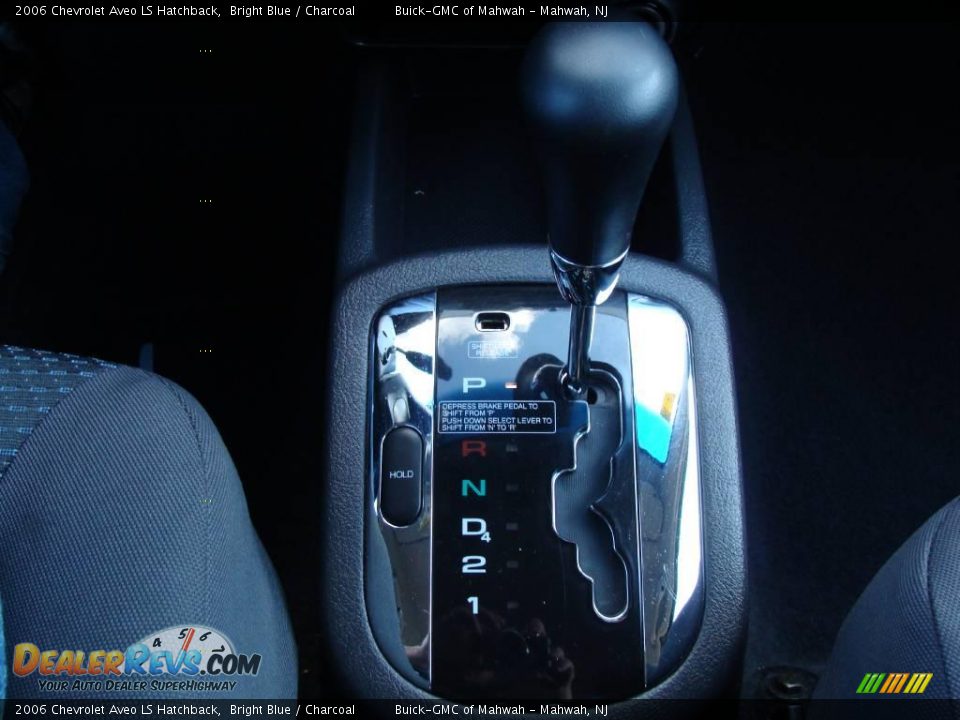2006 Chevrolet Aveo LS Hatchback Bright Blue / Charcoal Photo #24