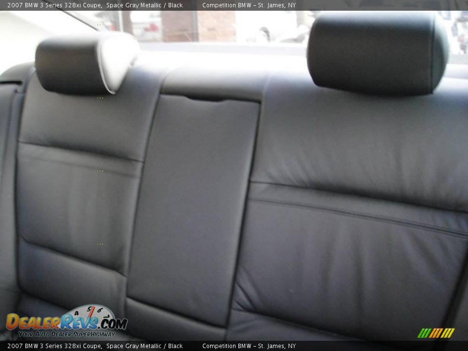2007 BMW 3 Series 328xi Coupe Space Gray Metallic / Black Photo #12