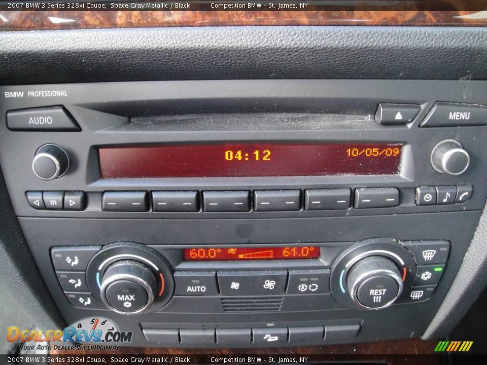 2007 BMW 3 Series 328xi Coupe Space Gray Metallic / Black Photo #13