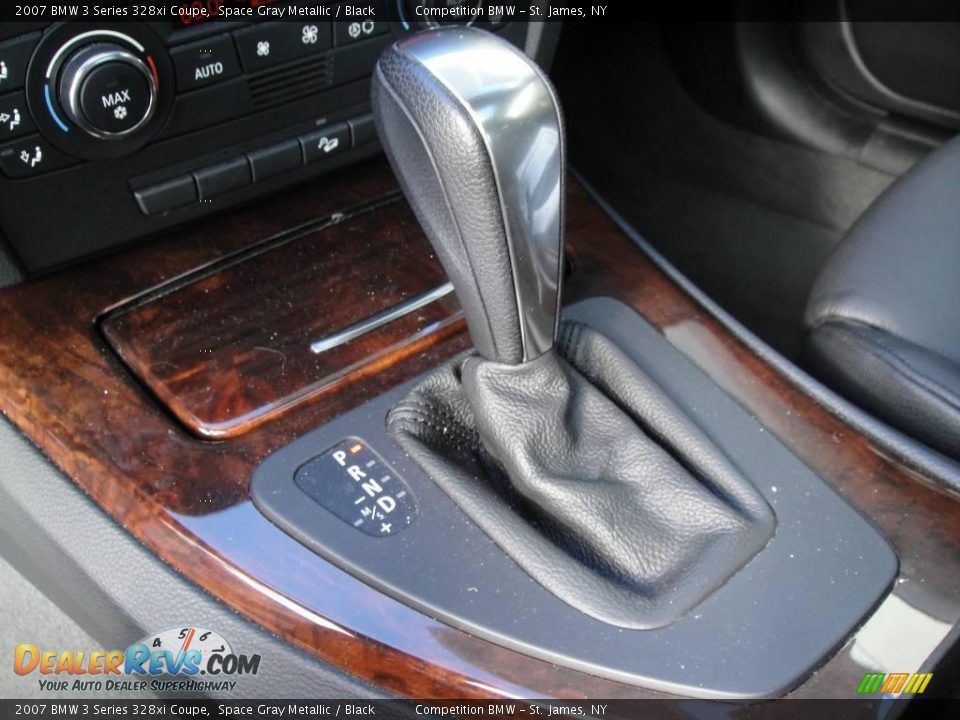 2007 BMW 3 Series 328xi Coupe Space Gray Metallic / Black Photo #14