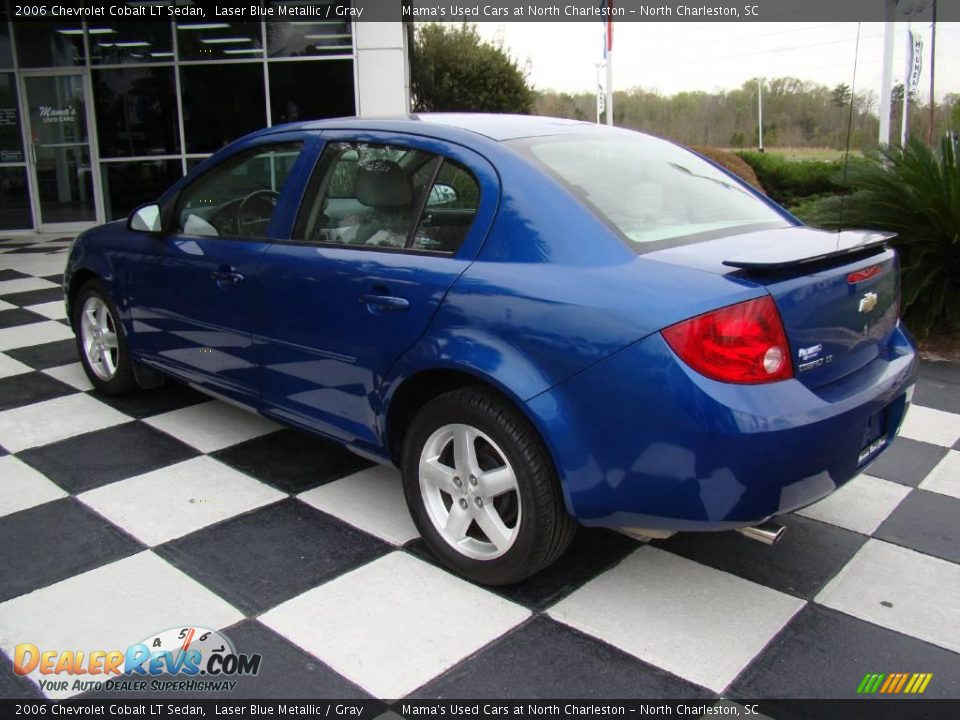 2006 Chevrolet Cobalt LT Sedan Laser Blue Metallic / Gray Photo #3