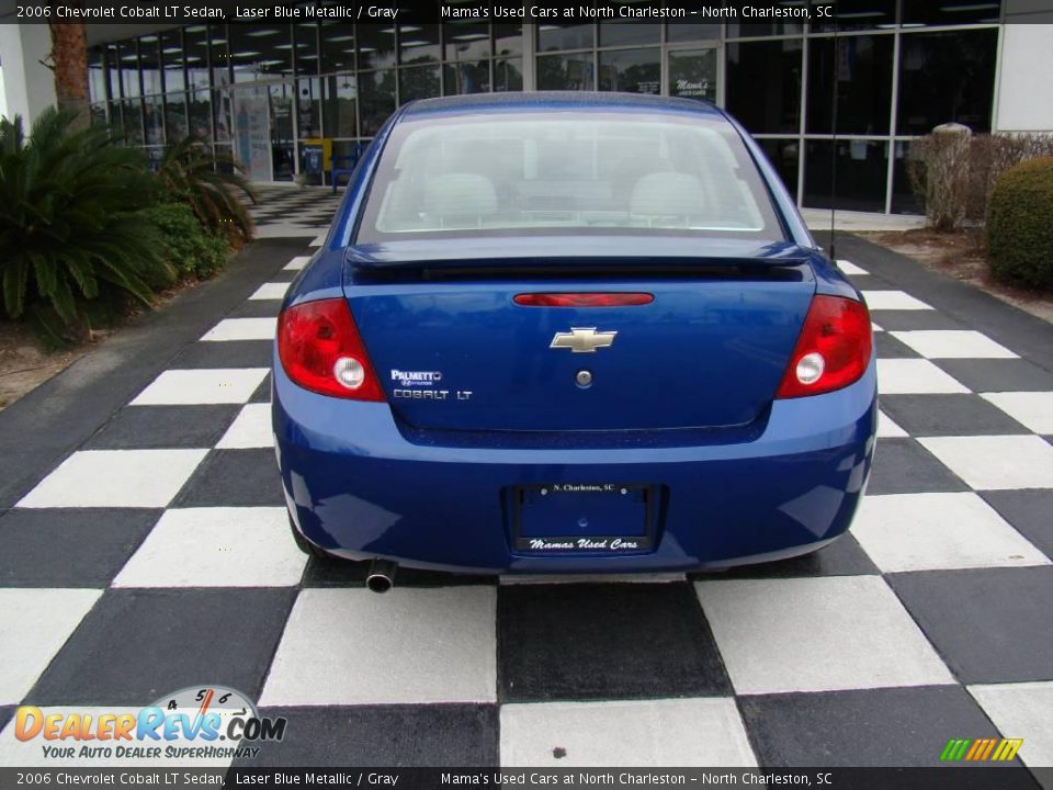 2006 Chevrolet Cobalt LT Sedan Laser Blue Metallic / Gray Photo #4