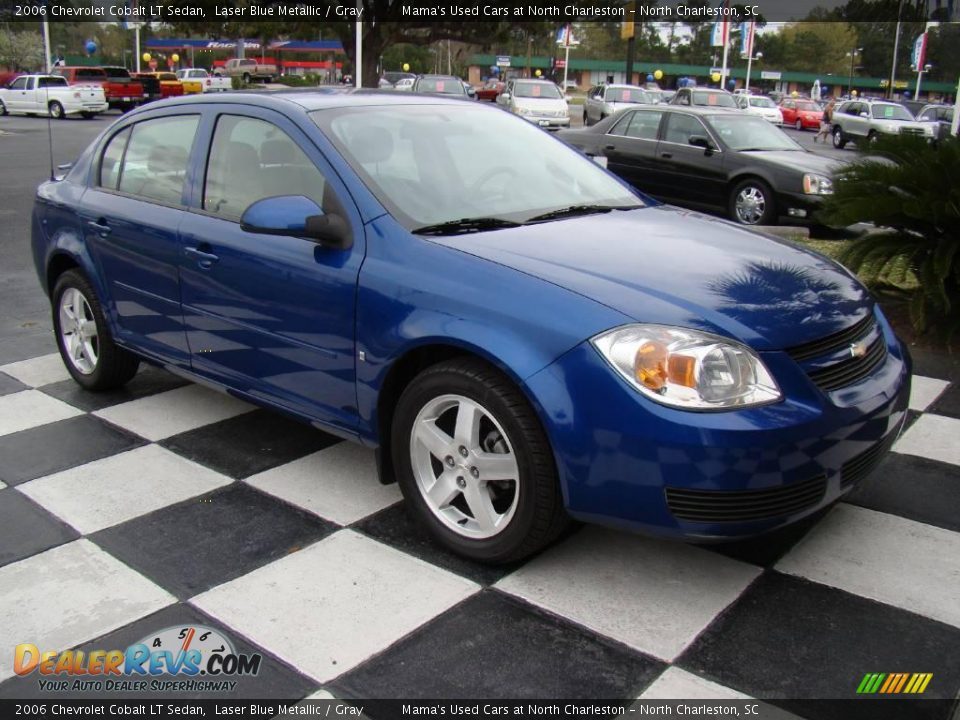 2006 Chevrolet Cobalt LT Sedan Laser Blue Metallic / Gray Photo #7