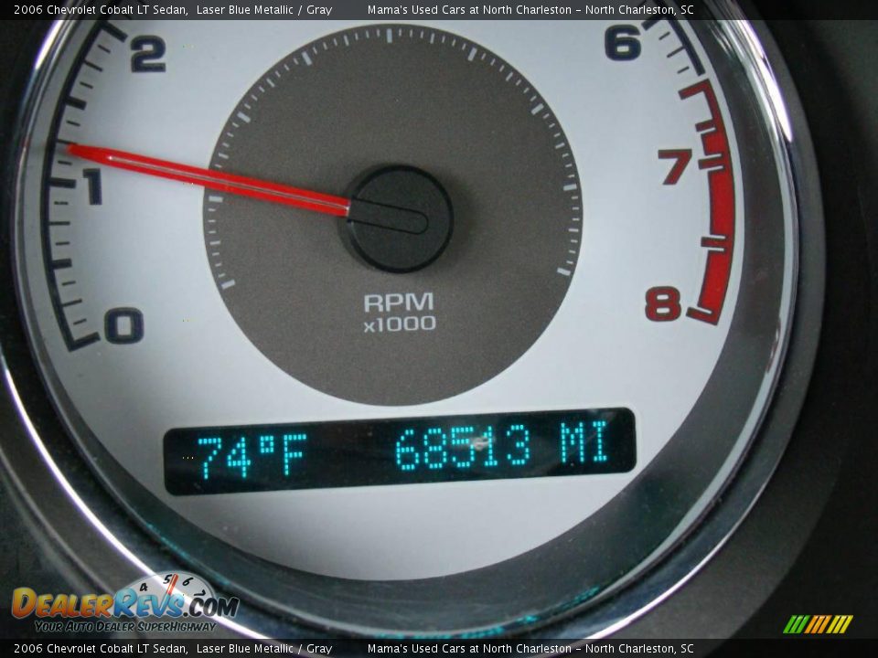 2006 Chevrolet Cobalt LT Sedan Laser Blue Metallic / Gray Photo #15