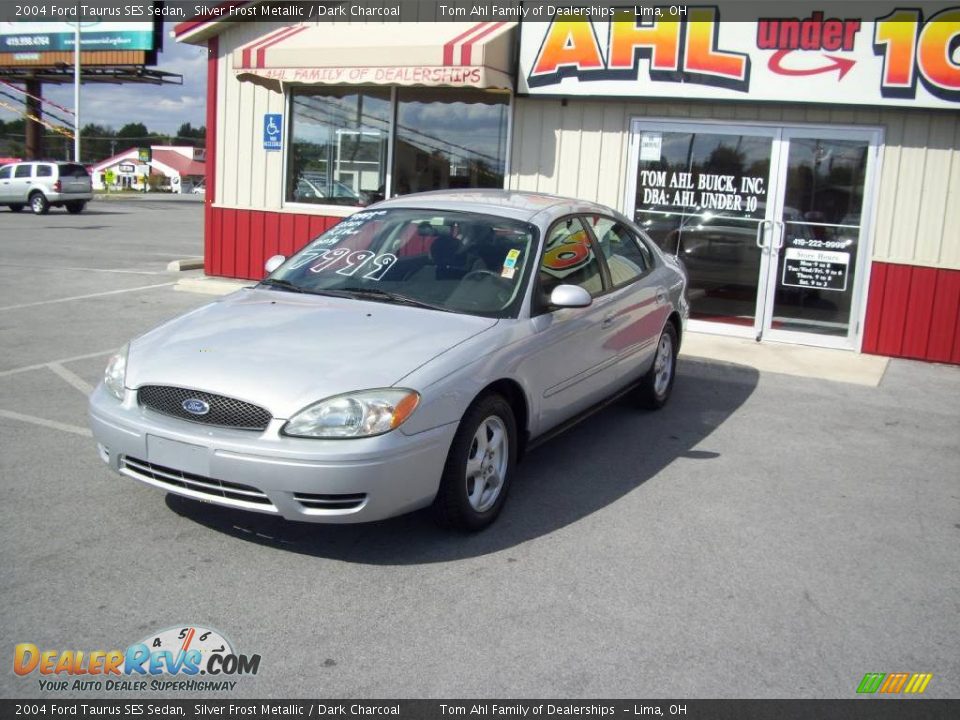 2004 Ford Taurus SES Sedan Silver Frost Metallic / Dark Charcoal Photo #1