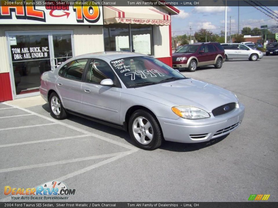 2004 Ford Taurus SES Sedan Silver Frost Metallic / Dark Charcoal Photo #7
