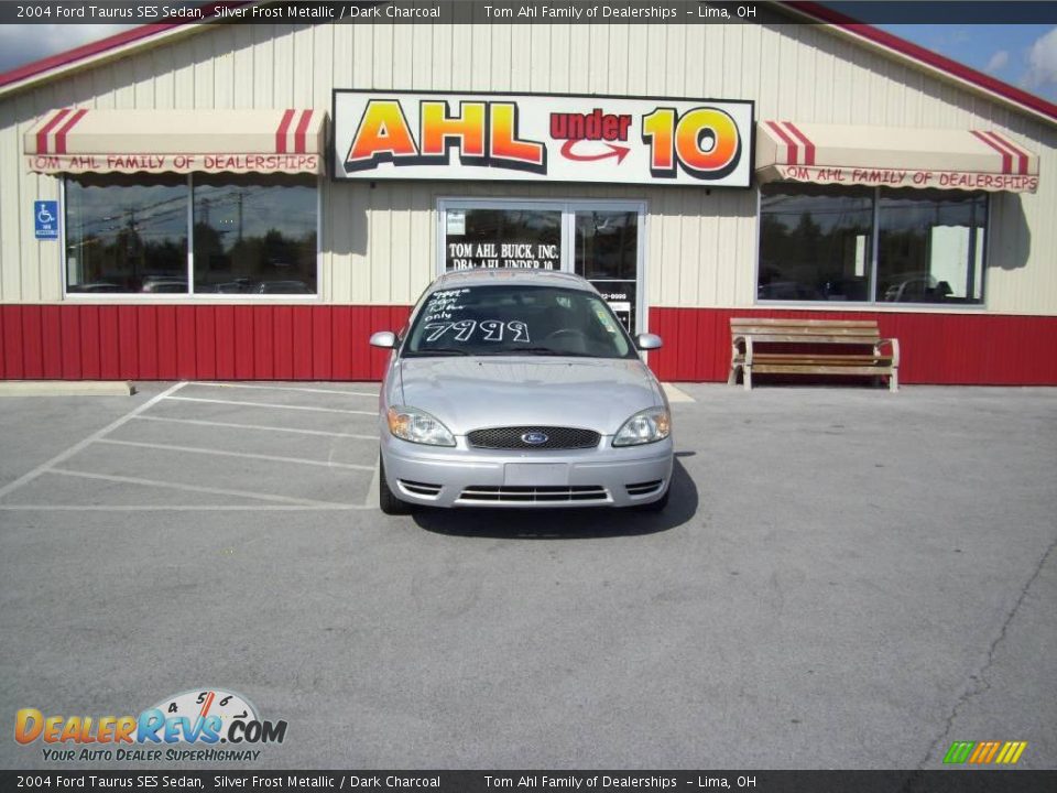 2004 Ford Taurus SES Sedan Silver Frost Metallic / Dark Charcoal Photo #8