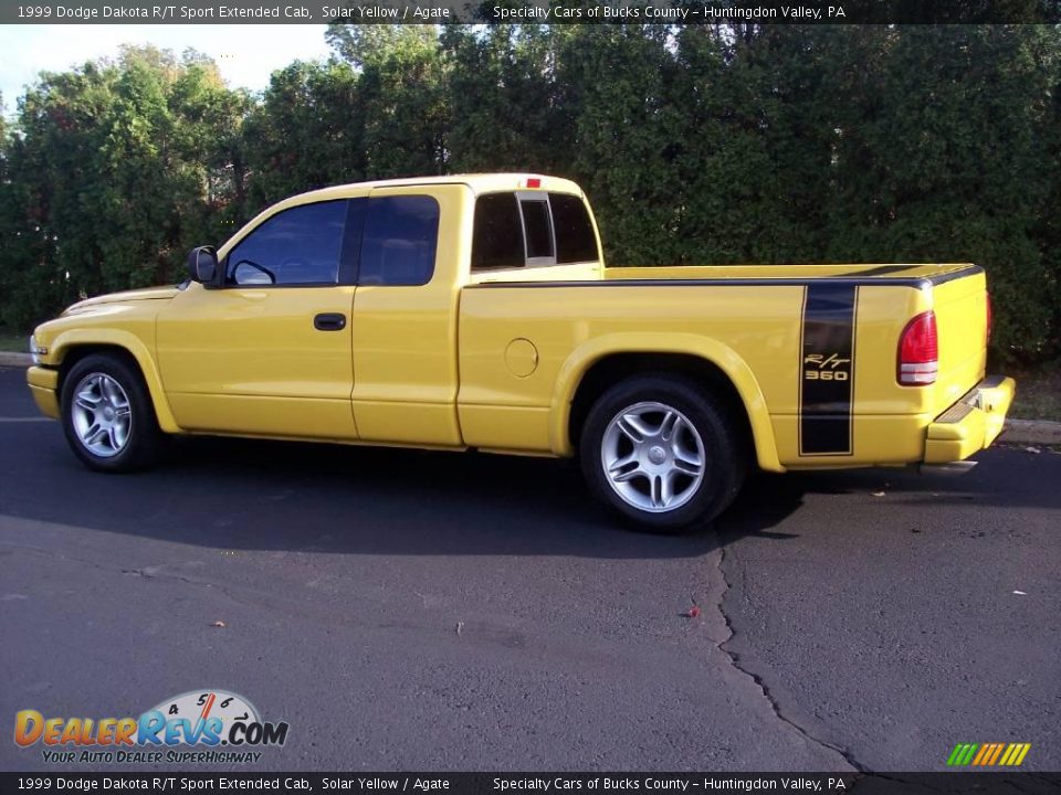 1999 Dodge Dakota R/T Sport Extended Cab Solar Yellow / Agate Photo #10