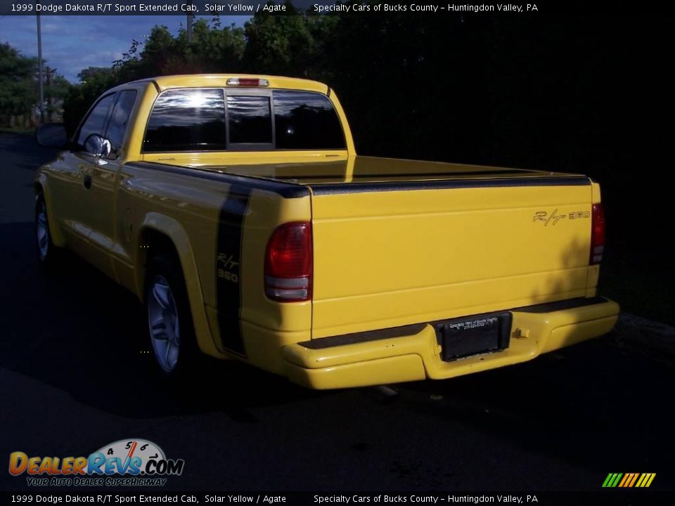 1999 Dodge Dakota R/T Sport Extended Cab Solar Yellow / Agate Photo #13
