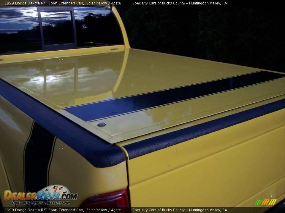 1999 Dodge Dakota R/T Sport Extended Cab Solar Yellow / Agate Photo #14