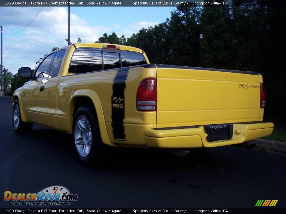 1999 Dodge Dakota R/T Sport Extended Cab Solar Yellow / Agate Photo #19