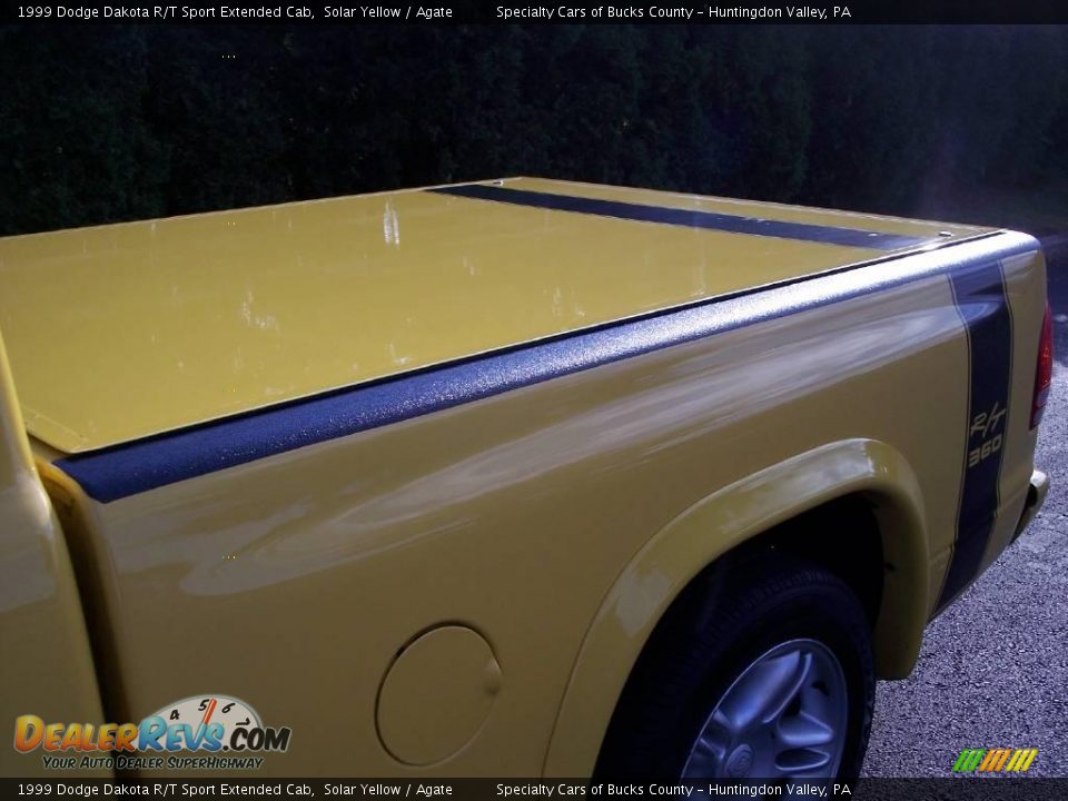 1999 Dodge Dakota R/T Sport Extended Cab Solar Yellow / Agate Photo #27