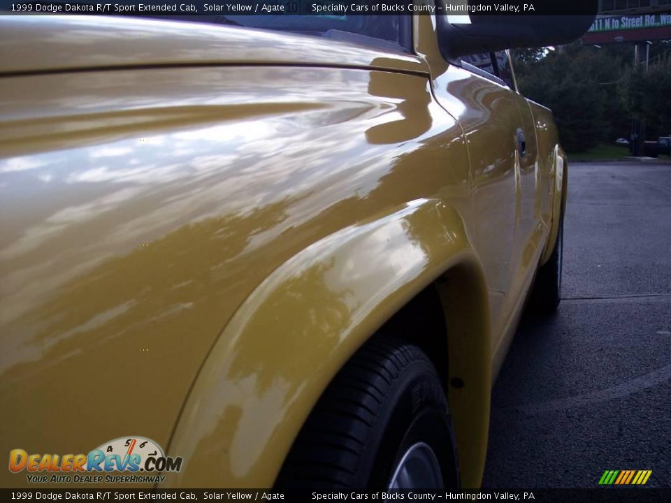 1999 Dodge Dakota R/T Sport Extended Cab Solar Yellow / Agate Photo #29