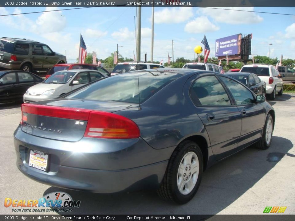2003 Dodge Intrepid SE Onyx Green Pearl / Dark Slate Gray Photo #3