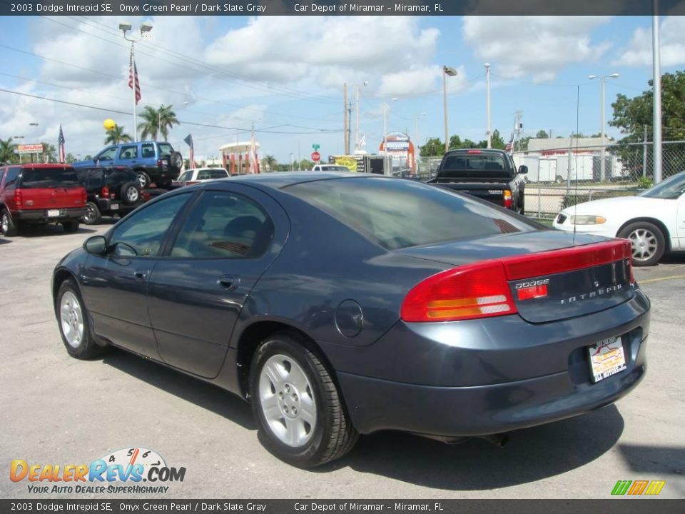 2003 Dodge Intrepid SE Onyx Green Pearl / Dark Slate Gray Photo #5
