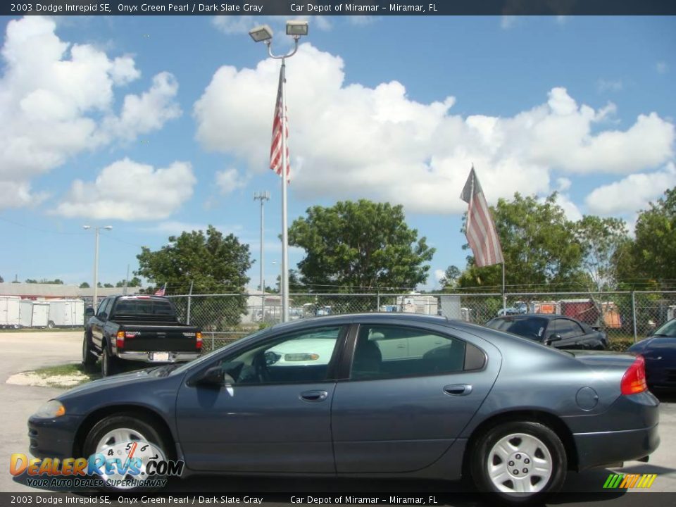 2003 Dodge Intrepid SE Onyx Green Pearl / Dark Slate Gray Photo #6