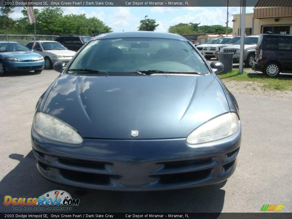 2003 Dodge Intrepid SE Onyx Green Pearl / Dark Slate Gray Photo #8