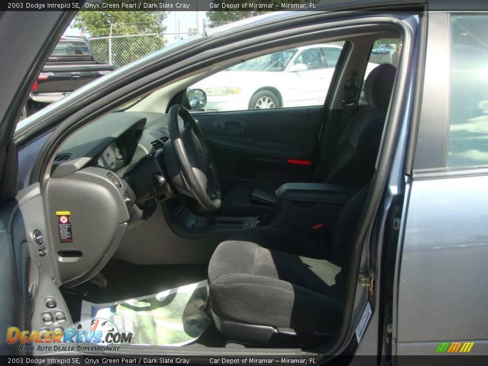 2003 Dodge Intrepid SE Onyx Green Pearl / Dark Slate Gray Photo #10