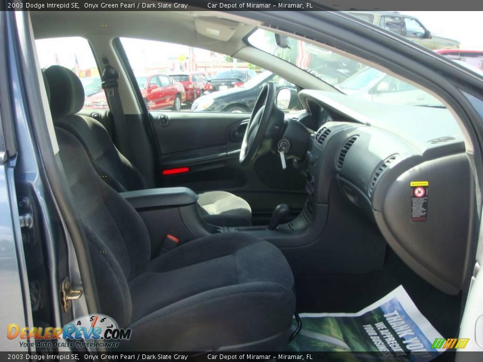 2003 Dodge Intrepid SE Onyx Green Pearl / Dark Slate Gray Photo #11