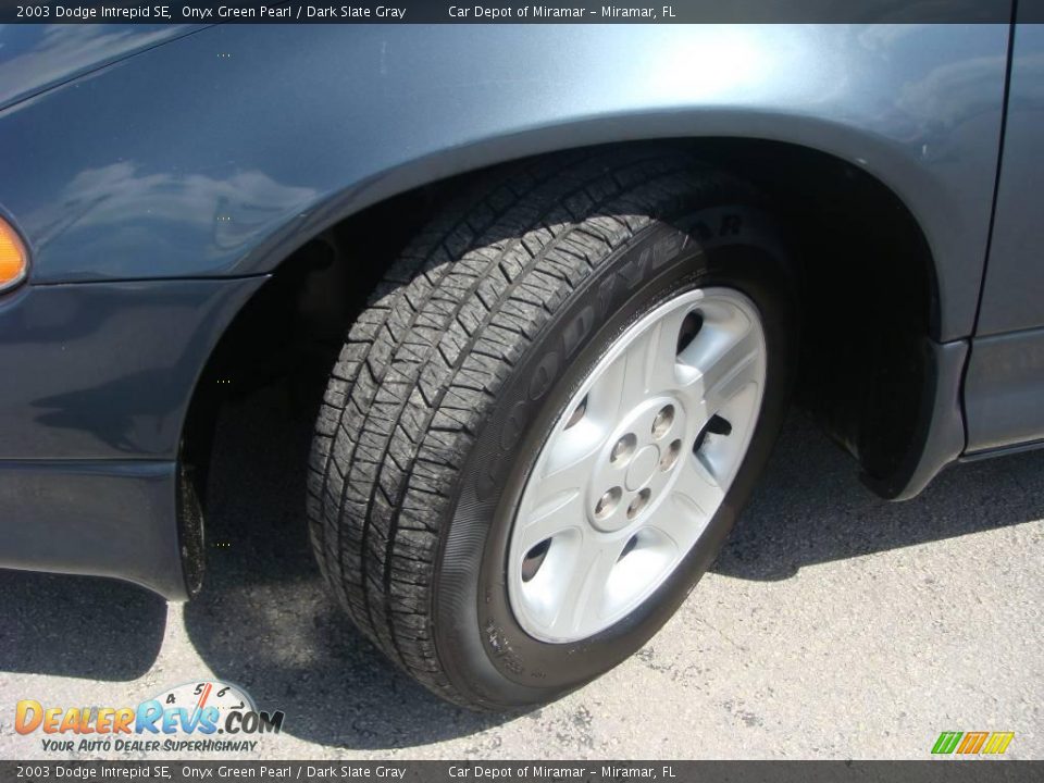 2003 Dodge Intrepid SE Onyx Green Pearl / Dark Slate Gray Photo #16