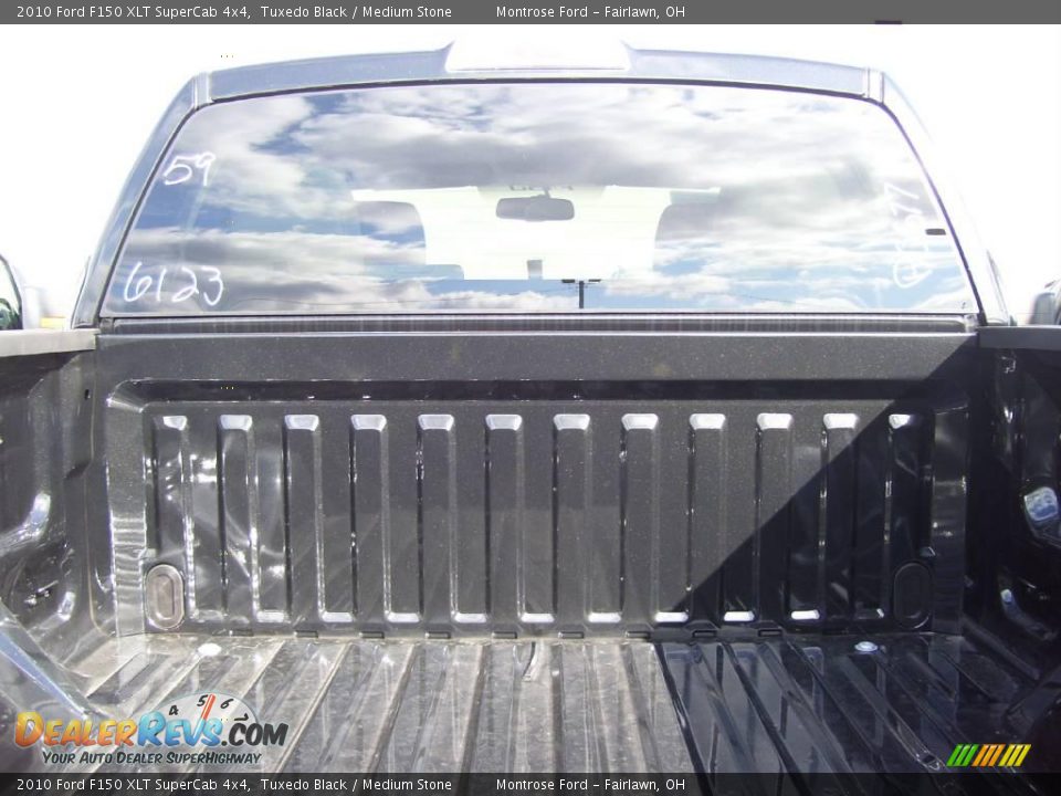 2010 Ford F150 XLT SuperCab 4x4 Tuxedo Black / Medium Stone Photo #5