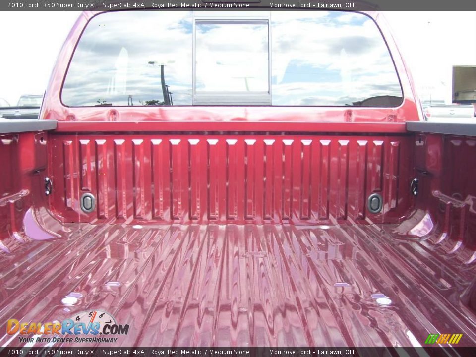 2010 Ford F350 Super Duty XLT SuperCab 4x4 Royal Red Metallic / Medium Stone Photo #5