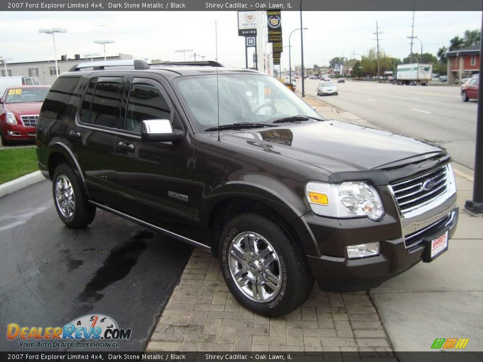 2007 Ford Explorer Limited 4x4 Dark Stone Metallic / Black Photo #3
