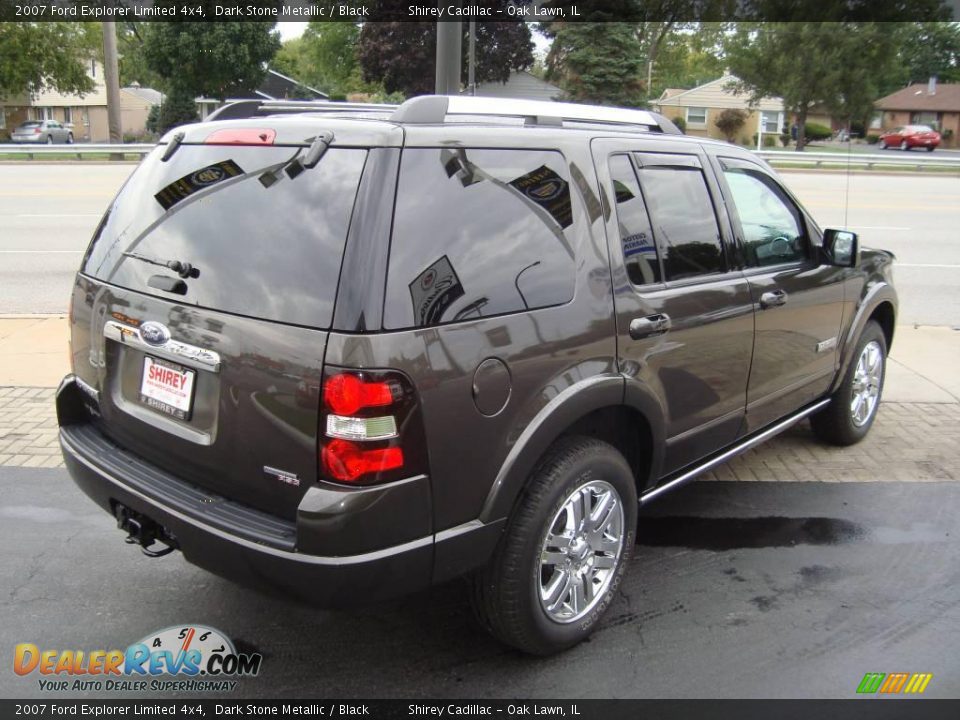 2007 Ford Explorer Limited 4x4 Dark Stone Metallic / Black Photo #4