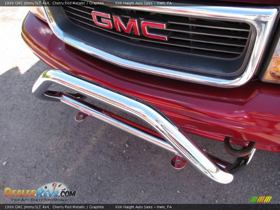 1999 GMC Jimmy SLT 4x4 Cherry Red Metallic / Graphite Photo #3
