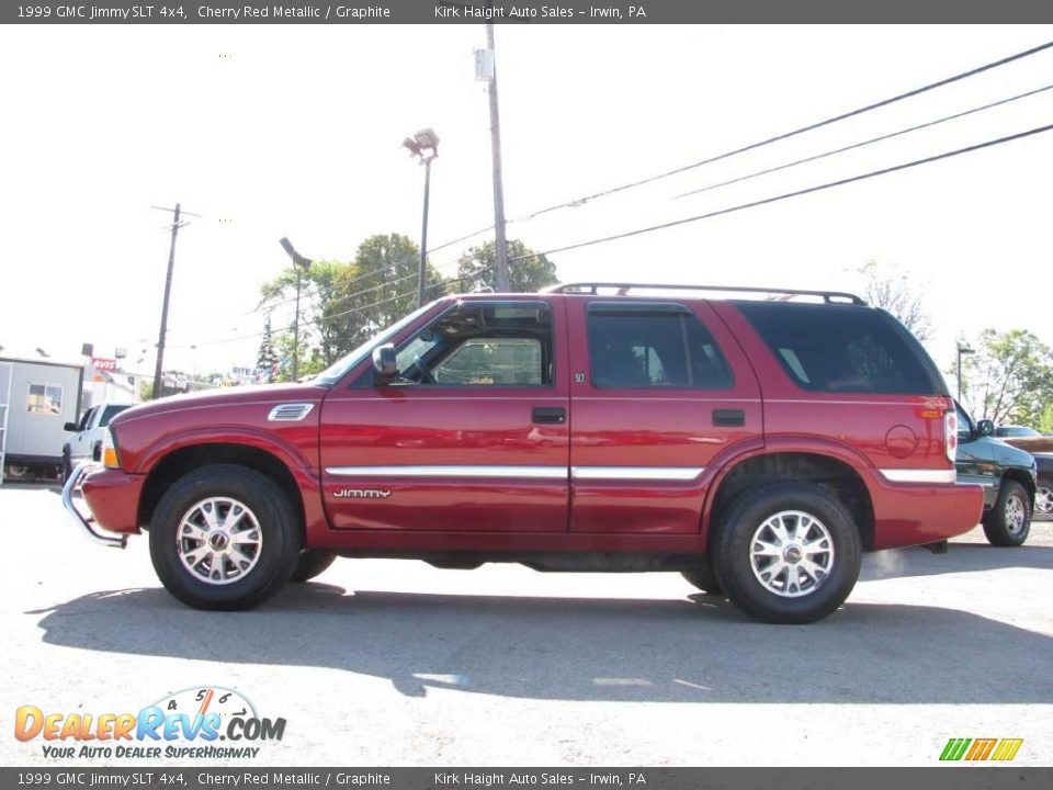 1999 GMC Jimmy SLT 4x4 Cherry Red Metallic / Graphite Photo #5