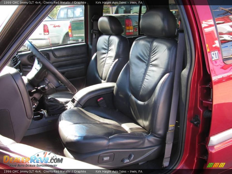 1999 GMC Jimmy SLT 4x4 Cherry Red Metallic / Graphite Photo #7