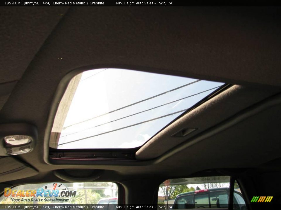 1999 GMC Jimmy SLT 4x4 Cherry Red Metallic / Graphite Photo #8