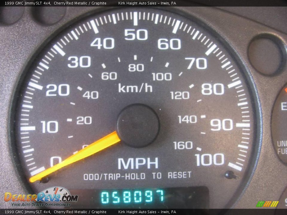 1999 GMC Jimmy SLT 4x4 Cherry Red Metallic / Graphite Photo #9