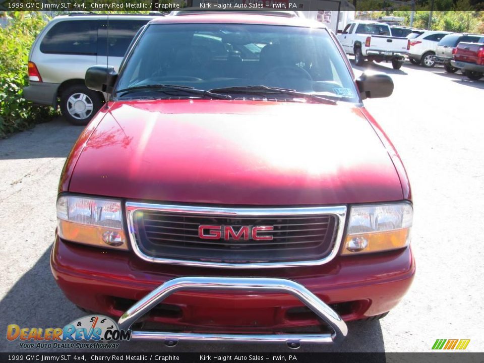 1999 GMC Jimmy SLT 4x4 Cherry Red Metallic / Graphite Photo #12