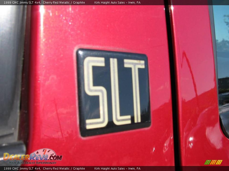 1999 GMC Jimmy SLT 4x4 Cherry Red Metallic / Graphite Photo #13