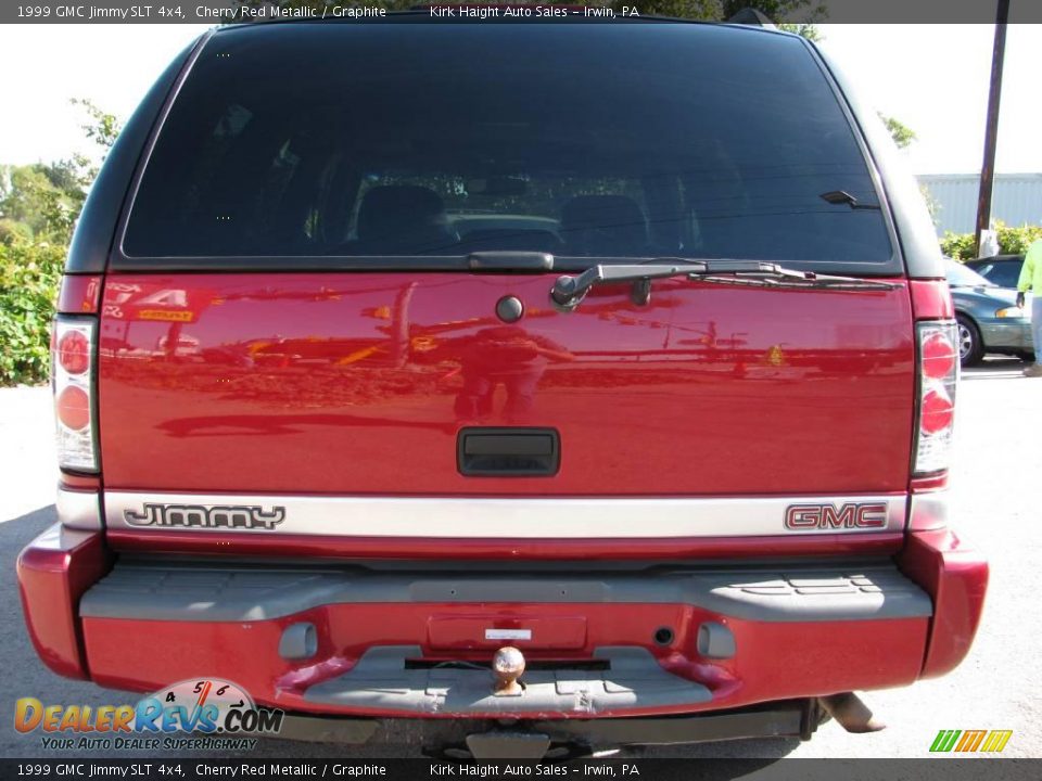 1999 GMC Jimmy SLT 4x4 Cherry Red Metallic / Graphite Photo #14