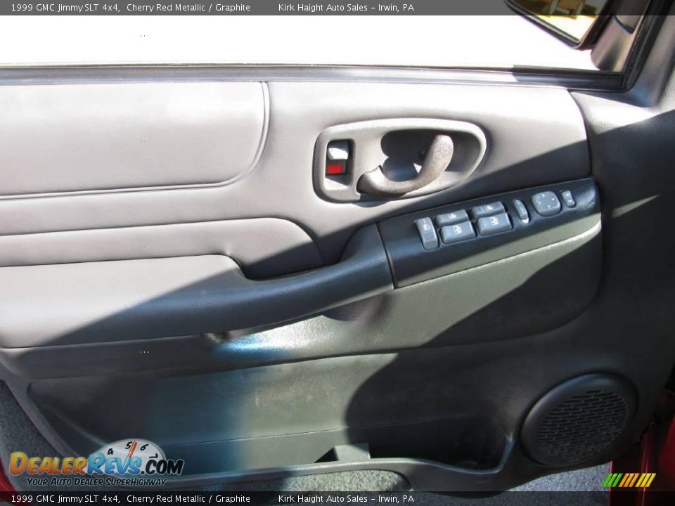 1999 GMC Jimmy SLT 4x4 Cherry Red Metallic / Graphite Photo #15