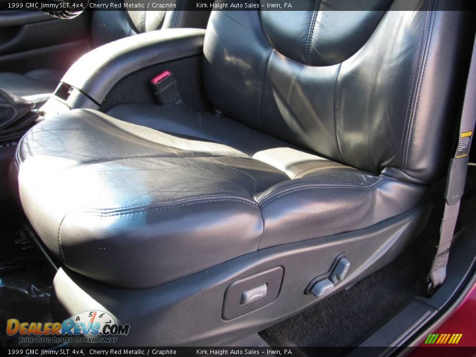 1999 GMC Jimmy SLT 4x4 Cherry Red Metallic / Graphite Photo #16