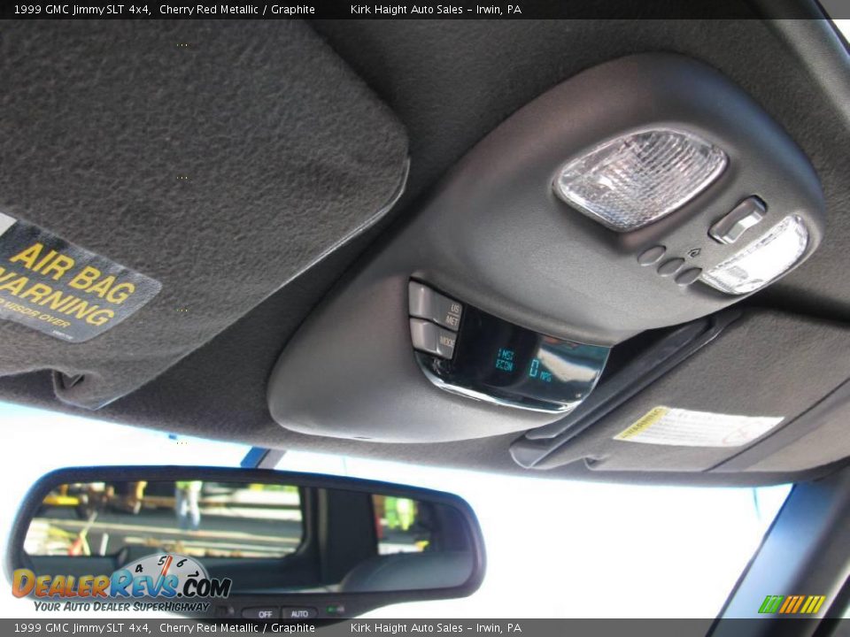 1999 GMC Jimmy SLT 4x4 Cherry Red Metallic / Graphite Photo #20