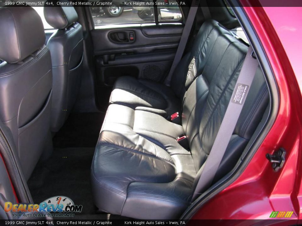 1999 GMC Jimmy SLT 4x4 Cherry Red Metallic / Graphite Photo #21