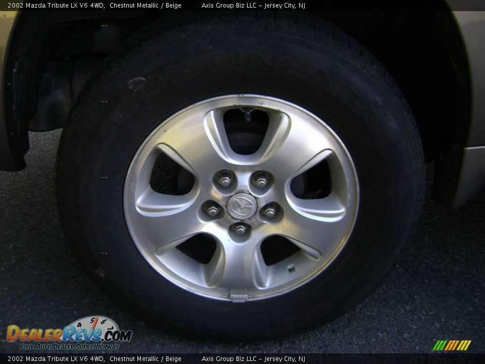 2002 Mazda Tribute LX V6 4WD Chestnut Metallic / Beige Photo #4