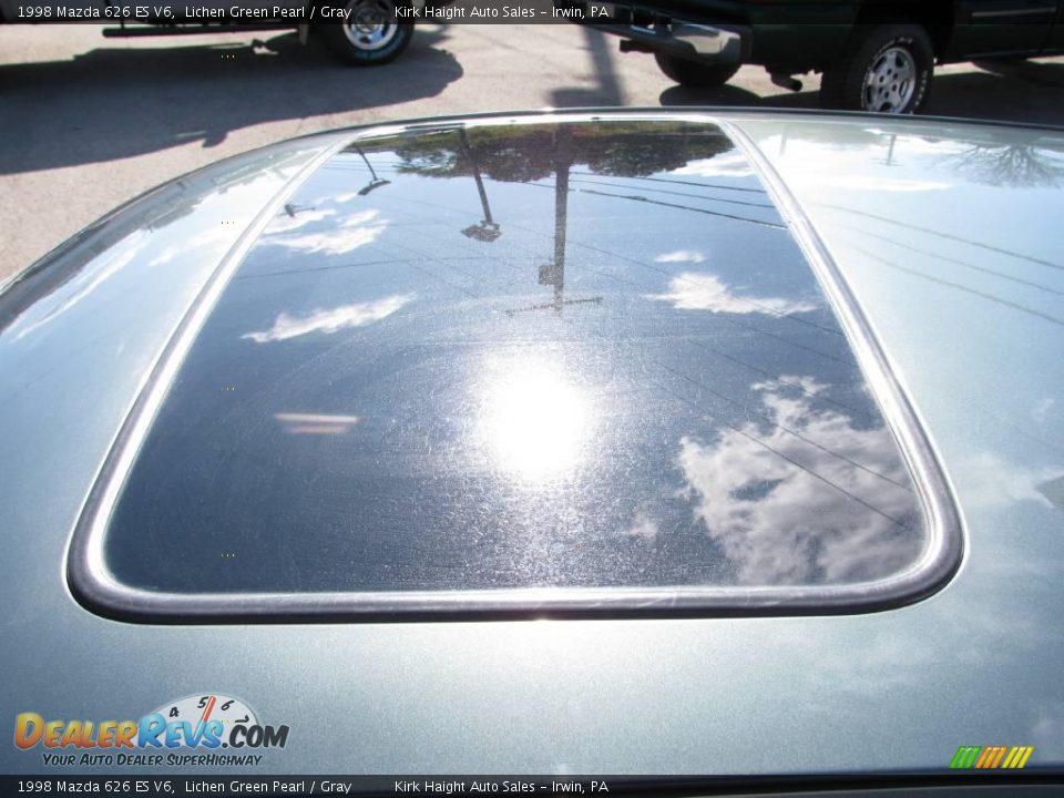 1998 Mazda 626 ES V6 Lichen Green Pearl / Gray Photo #5