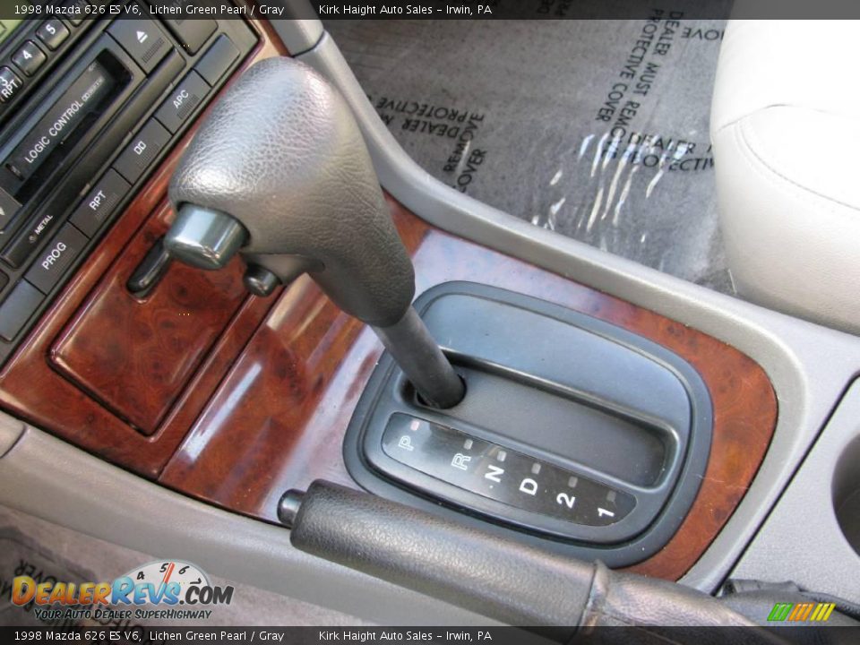 1998 Mazda 626 ES V6 Lichen Green Pearl / Gray Photo #8