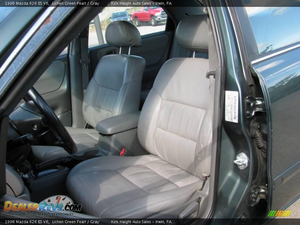 1998 Mazda 626 ES V6 Lichen Green Pearl / Gray Photo #9