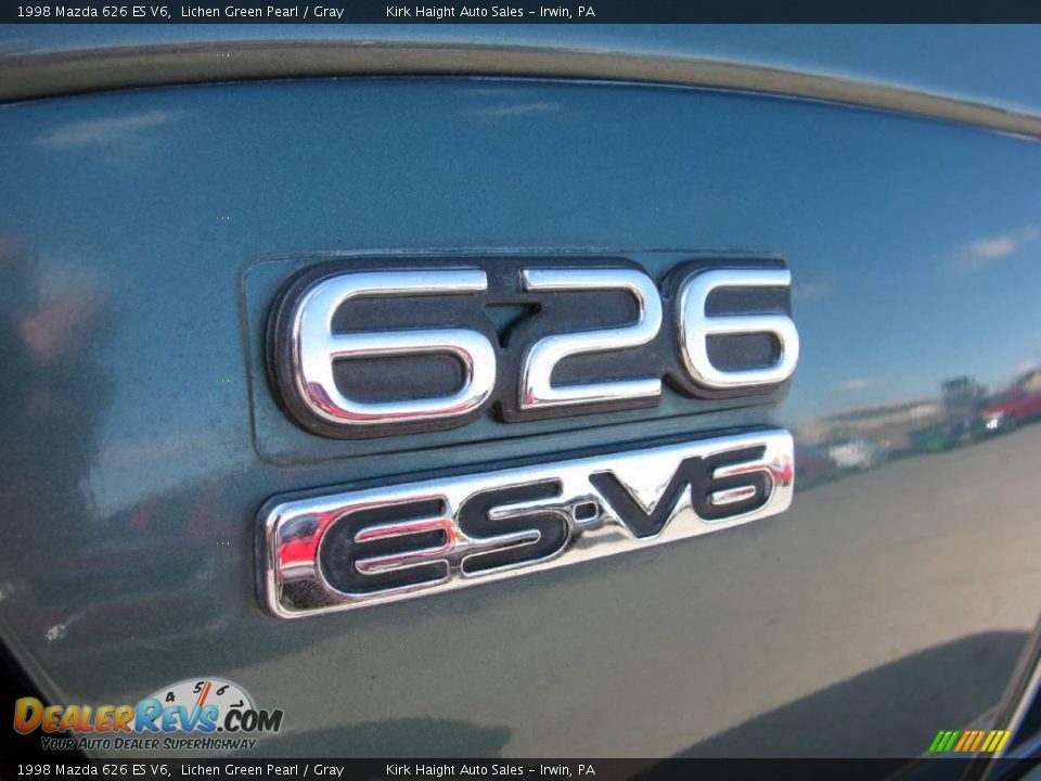 1998 Mazda 626 ES V6 Lichen Green Pearl / Gray Photo #14