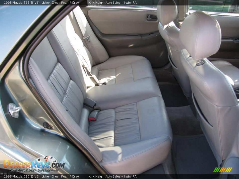 1998 Mazda 626 ES V6 Lichen Green Pearl / Gray Photo #16
