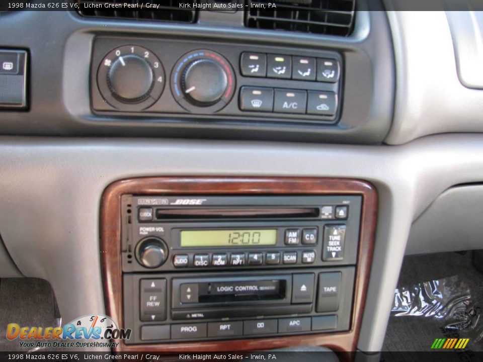 1998 Mazda 626 ES V6 Lichen Green Pearl / Gray Photo #18