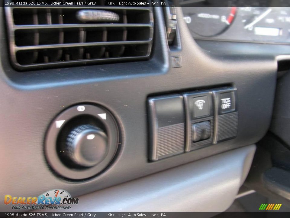 1998 Mazda 626 ES V6 Lichen Green Pearl / Gray Photo #20