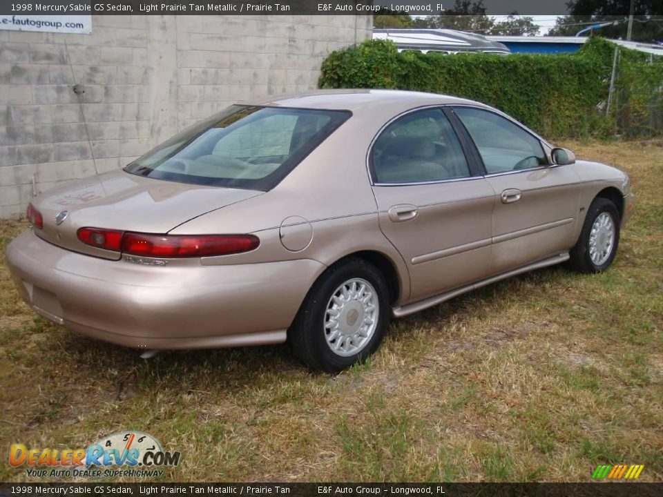 1998 Mercury Sable GS Sedan Light Prairie Tan Metallic / Prairie Tan Photo #3