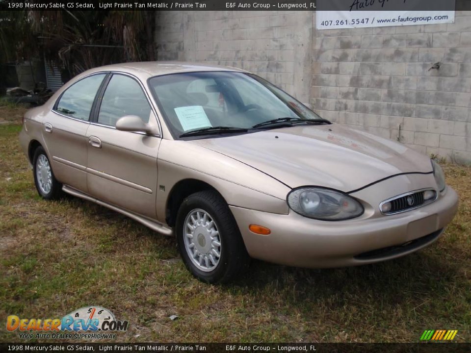 1998 Mercury Sable GS Sedan Light Prairie Tan Metallic / Prairie Tan Photo #5